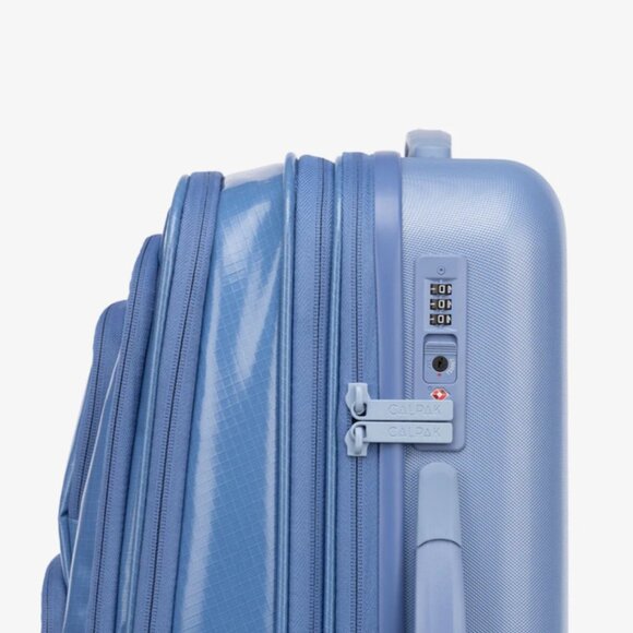 Terra 45L Glacier Blue Hybrid Carry-On Luggage - Picture 9 of 16